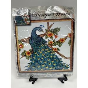 Design Works-Design Works Counted Cross Stitch Kit 14"X14"-Peacock New #2808